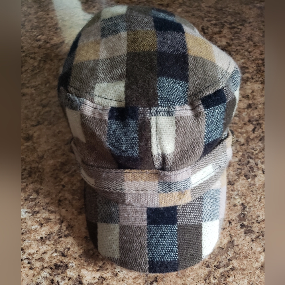 MANHATTAN HAT COMPANY women's cadet hat plaid gingham one size